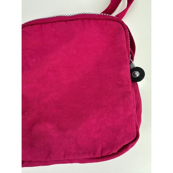 Kipling El Dorado Crossbody Travel Bag Organizer Very Berry Magenta W/ Monkey - Picture 6 of 14